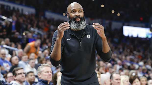 Brooklyn Nets head coach Jacque Vaughn